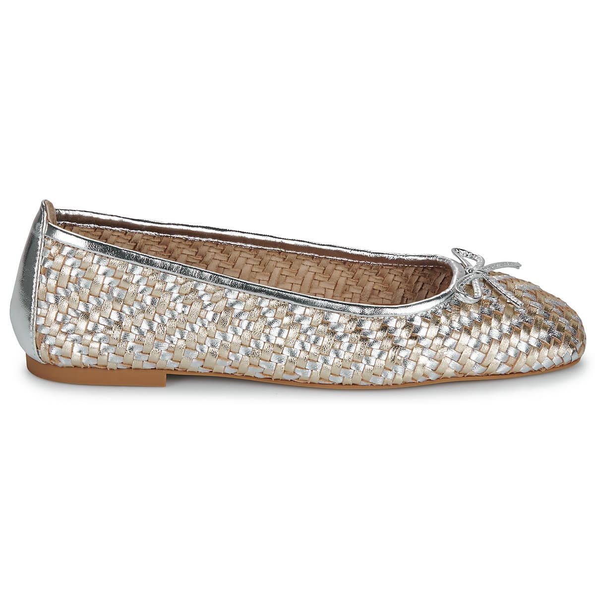 Women's Ballet Flats Unisa Gold
