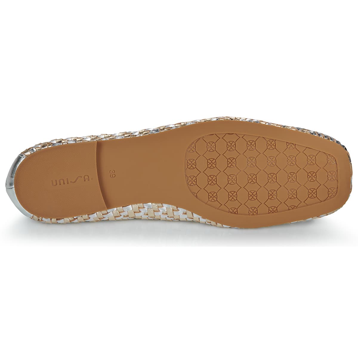 Women's Ballet Flats Unisa Gold