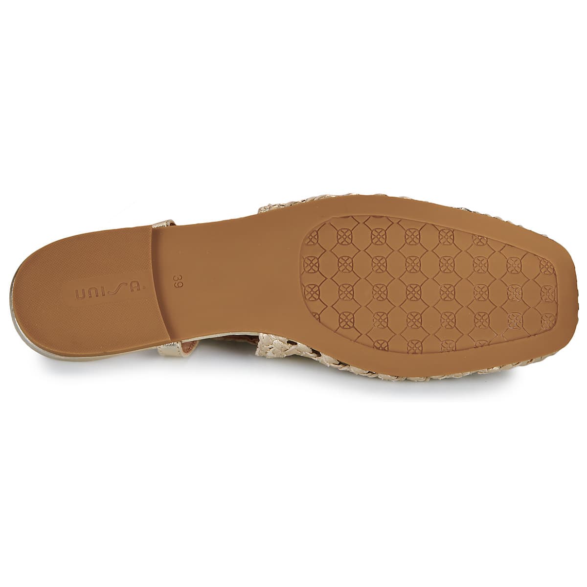 Women's Ballet Flats Unisa Gold