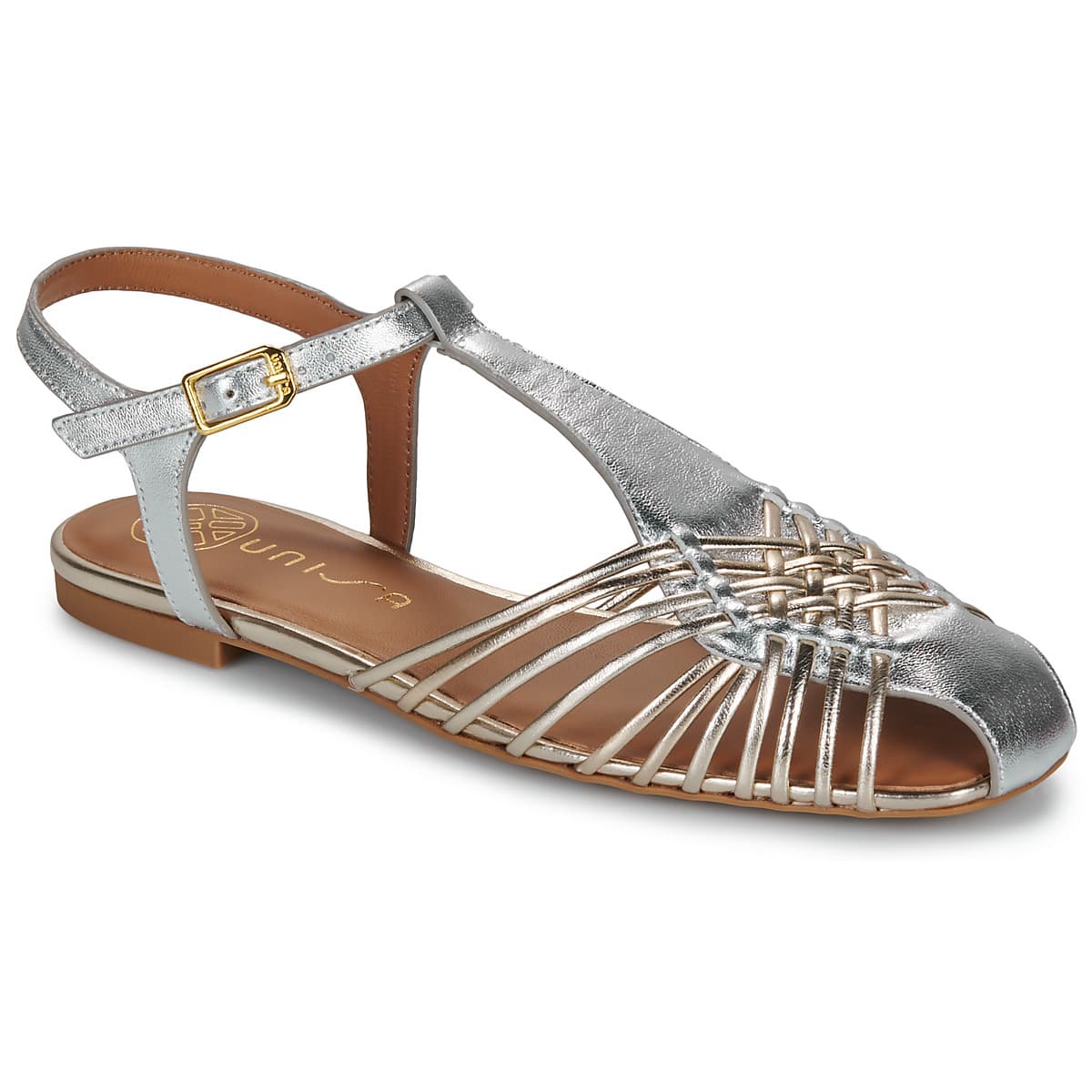 Women's Ballet Flats Unisa Silver