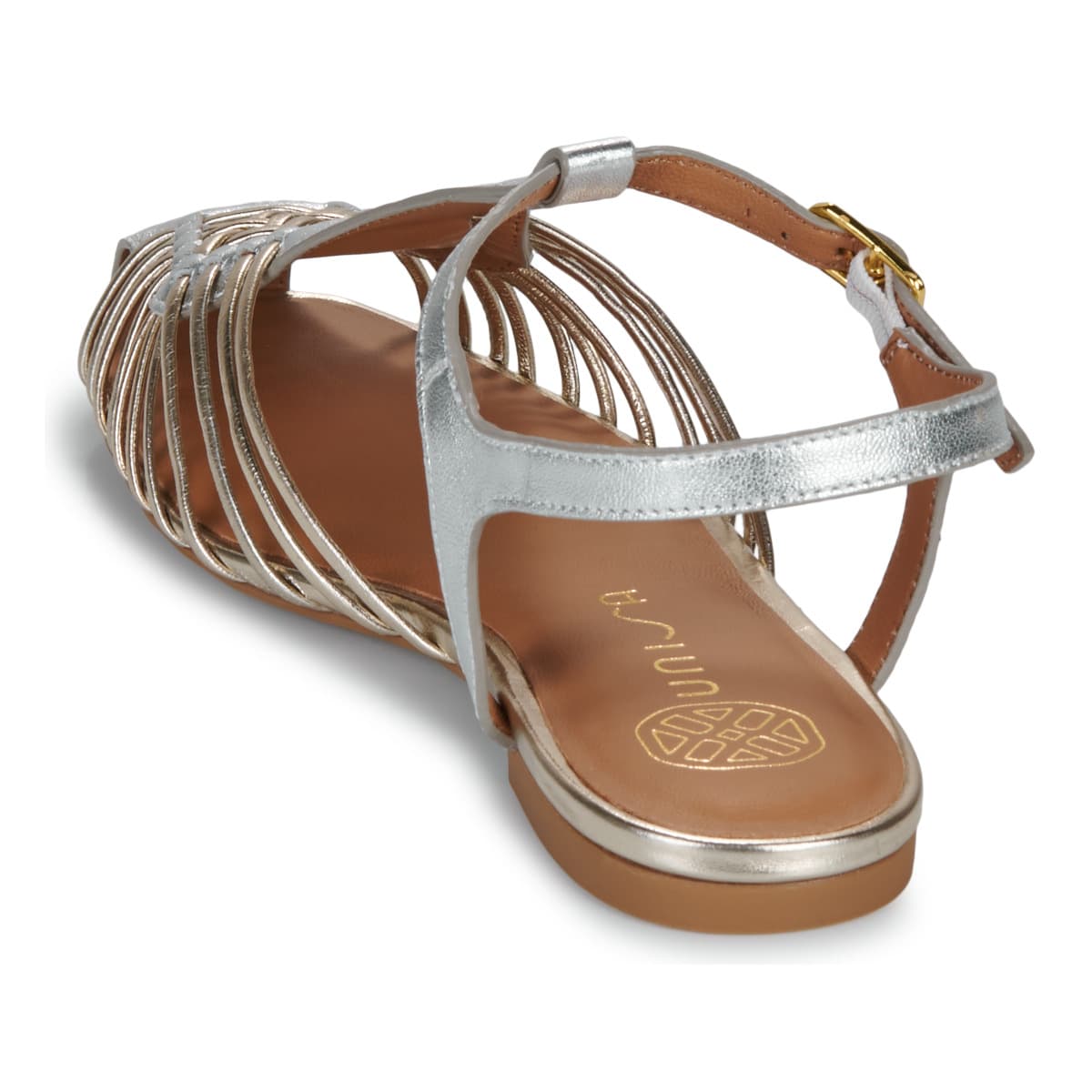 Women's Ballet Flats Unisa Silver