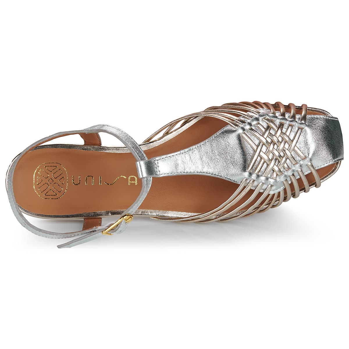 Women's Ballet Flats Unisa Silver