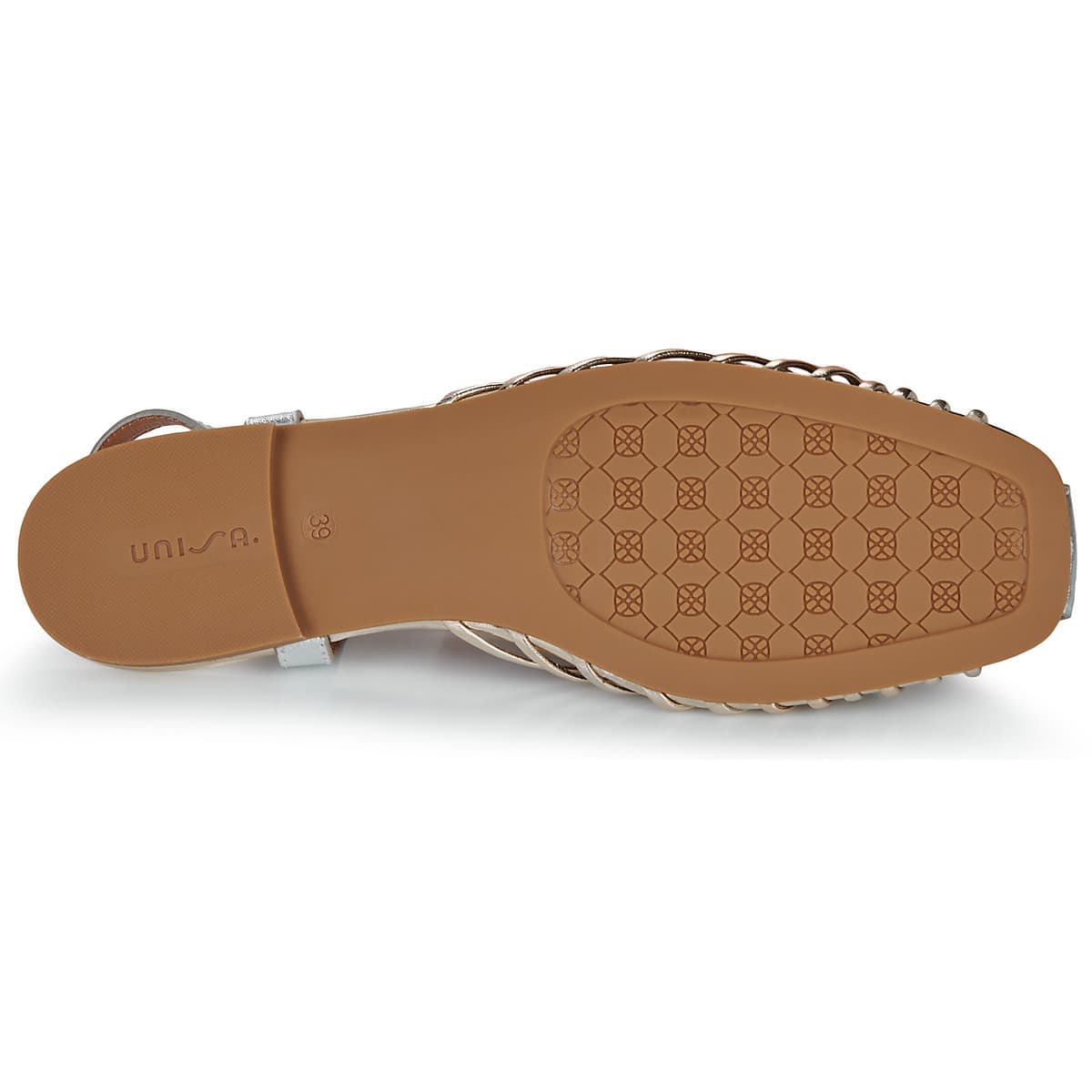 Women's Ballet Flats Unisa Silver