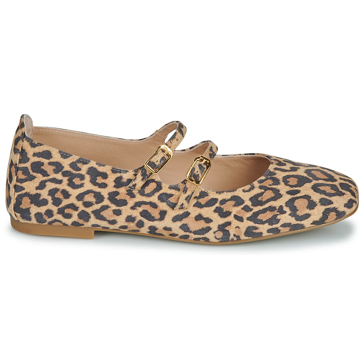 Women's Ballet Flats Unisa Brown