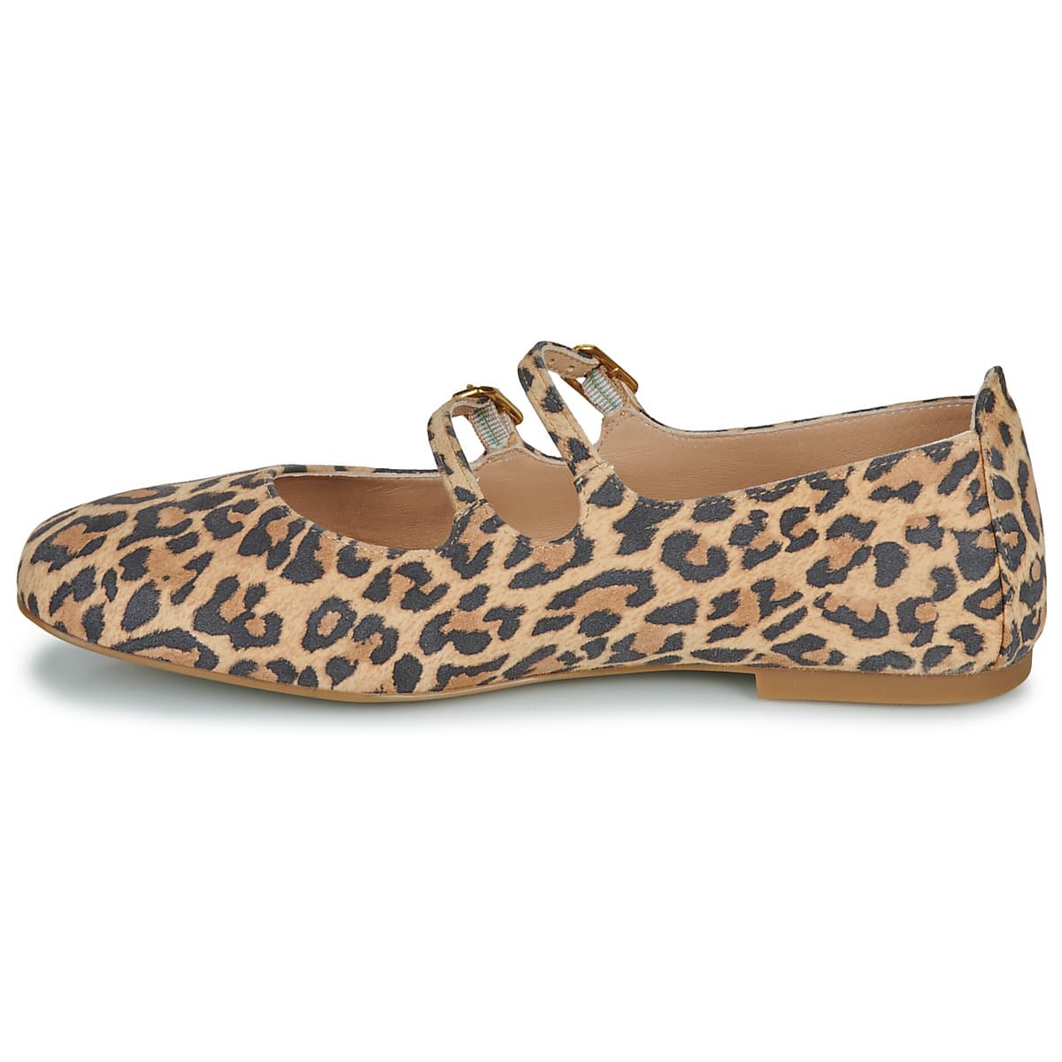 Women's Ballet Flats Unisa Brown