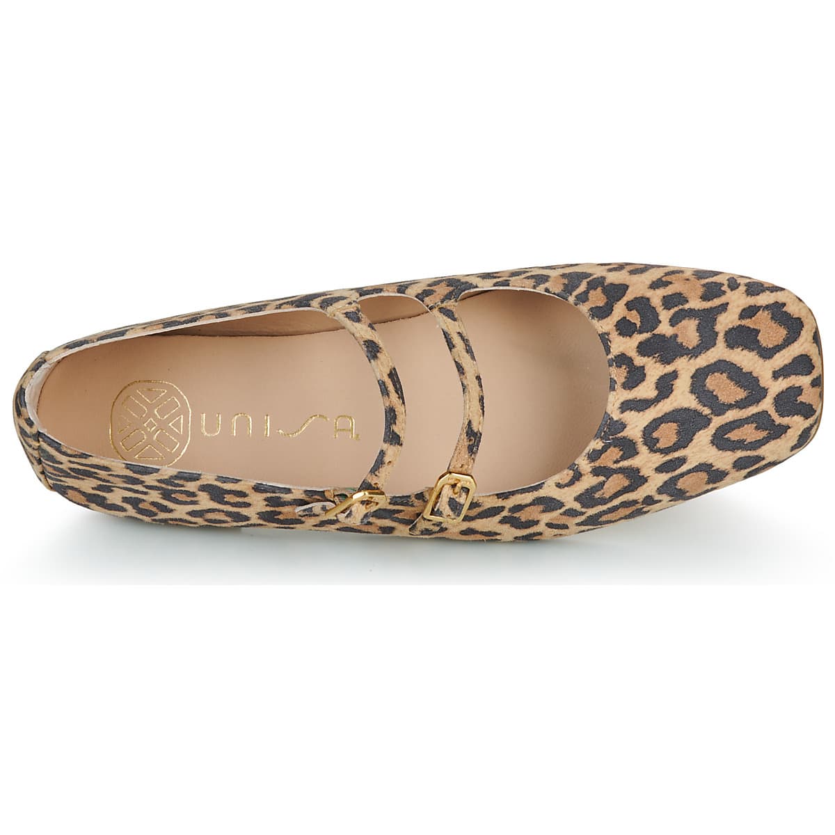 Women's Ballet Flats Unisa Brown