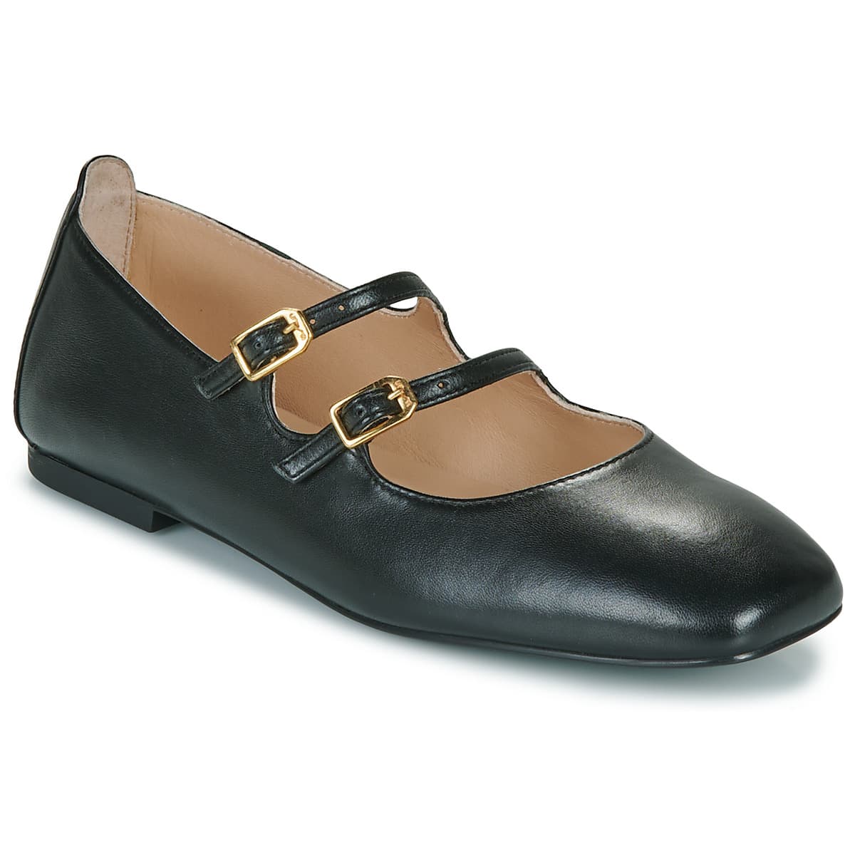 Women's Ballet Flats Unisa Black