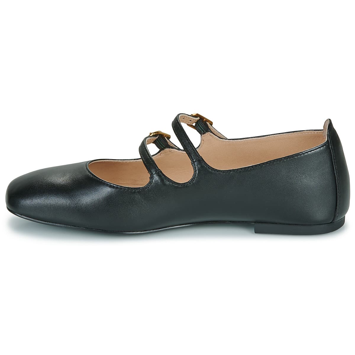 Women's Ballet Flats Unisa Black