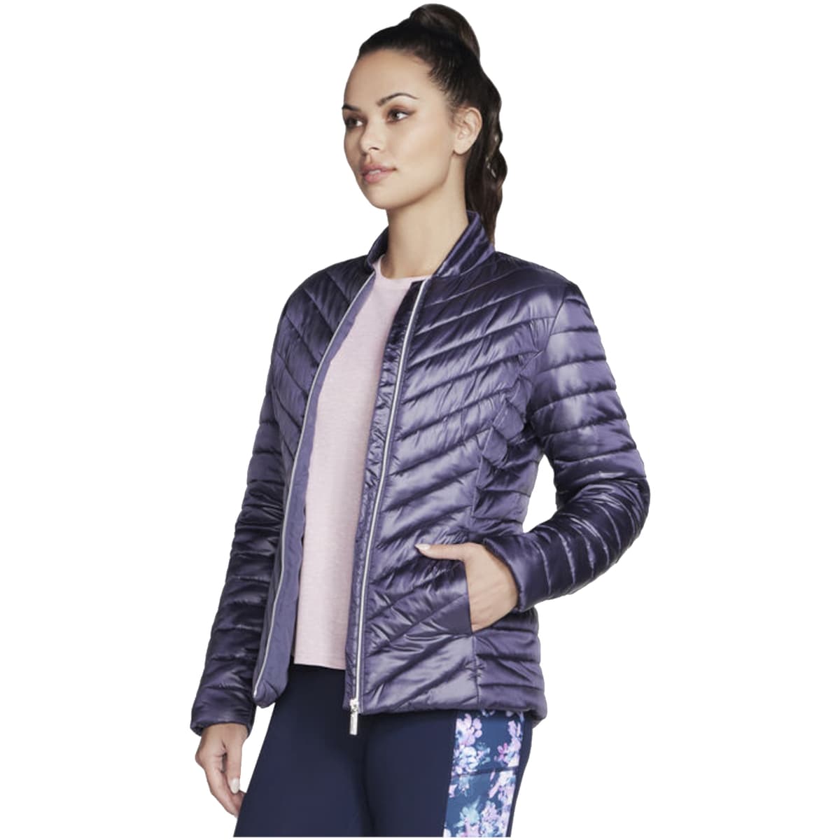 Women's Parkas Skechers Purple