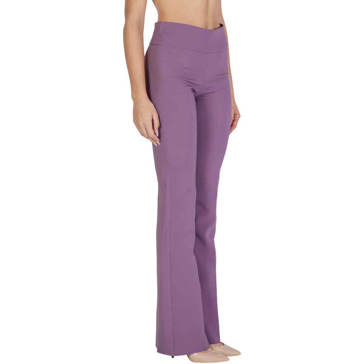 Women's Pants Sandro Ferrone Purple