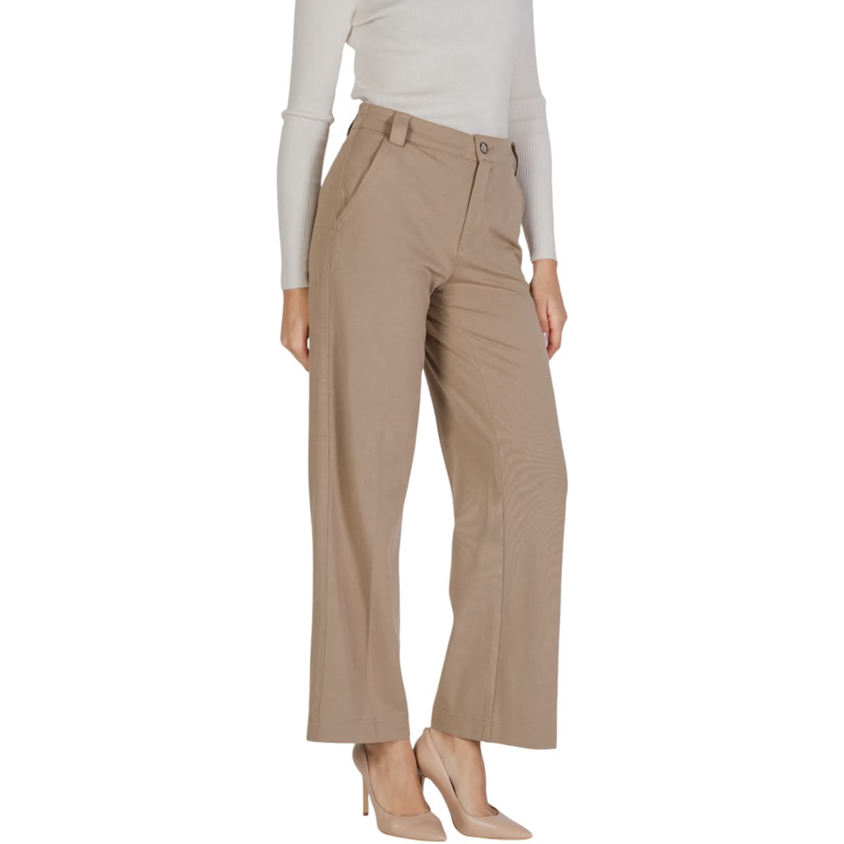 Women's Pants Street One Beige