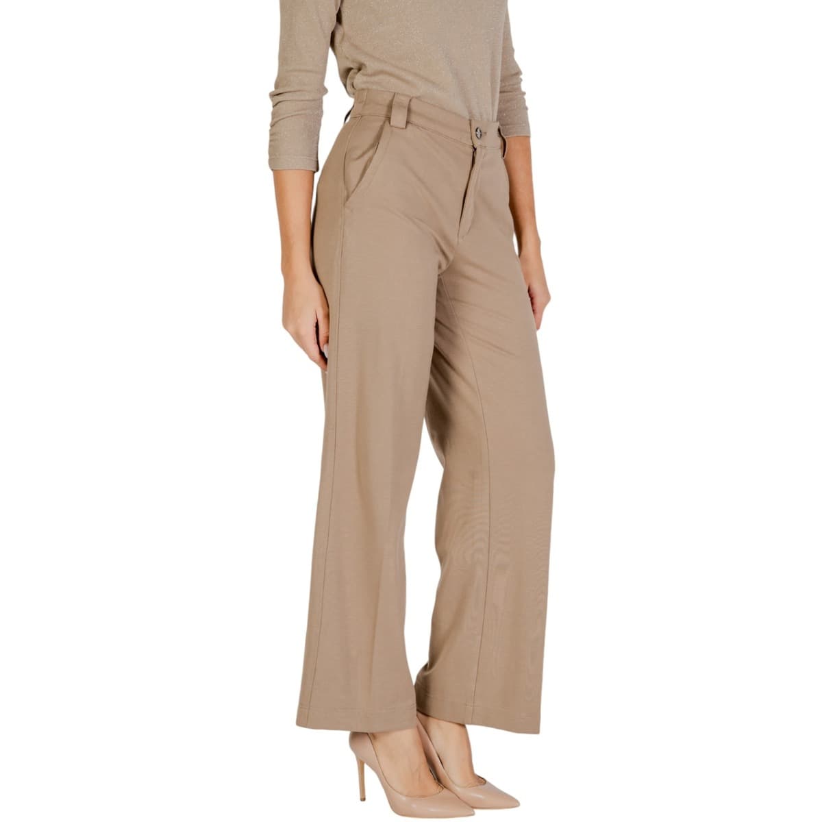 Women's Pants Street One Beige