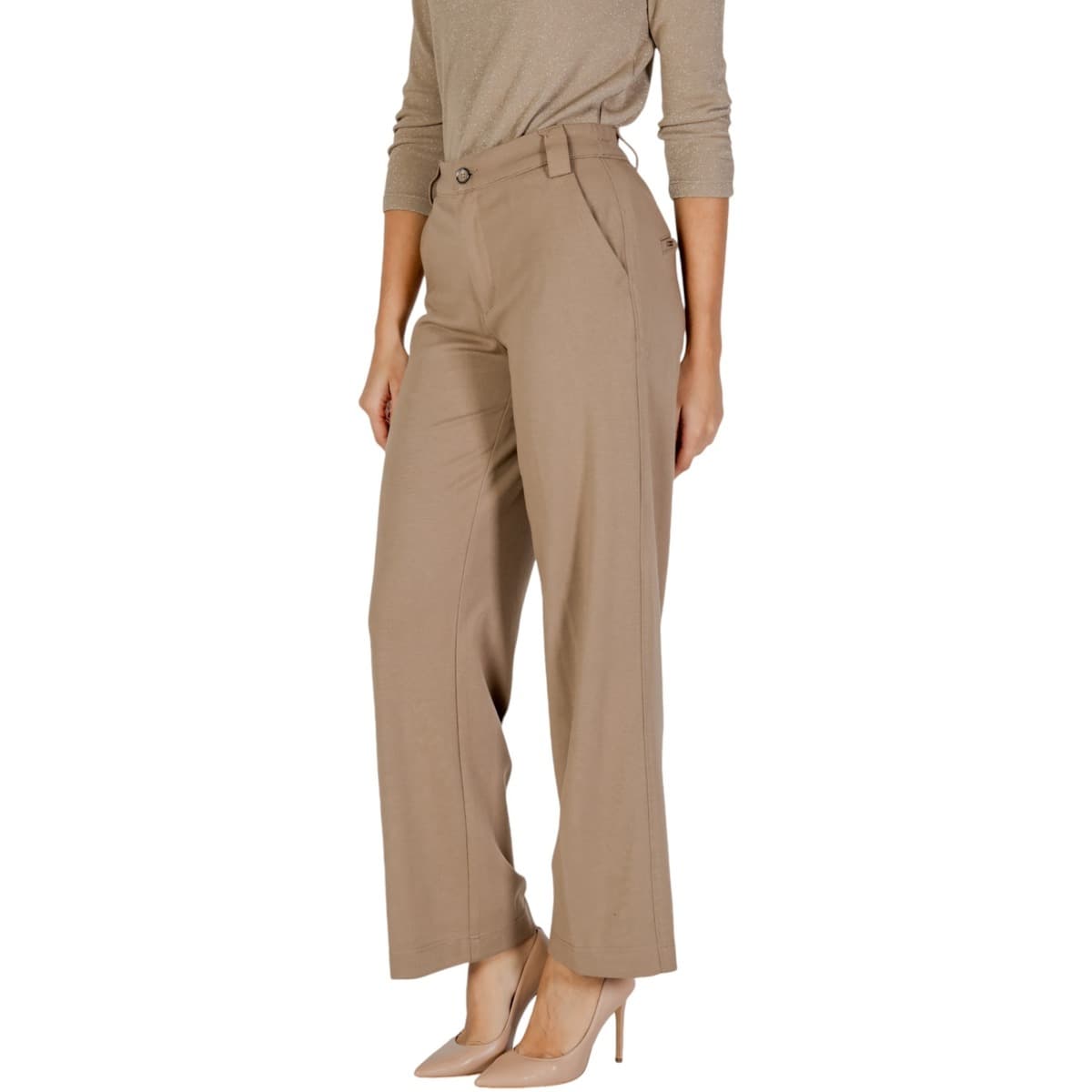 Women's Pants Street One Beige
