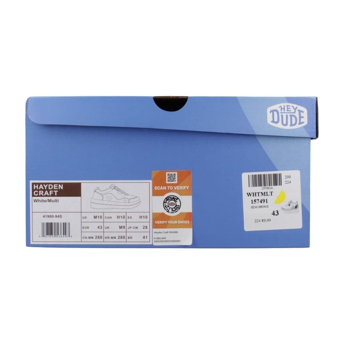 Men's Sneakers HEYDUDE White