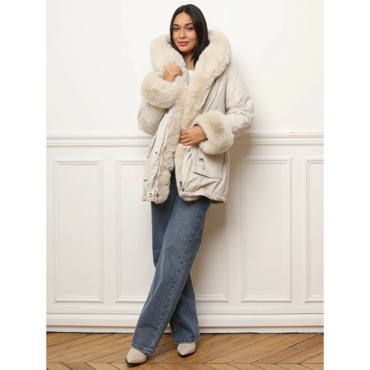 Women's Coats La Modeuse Beige