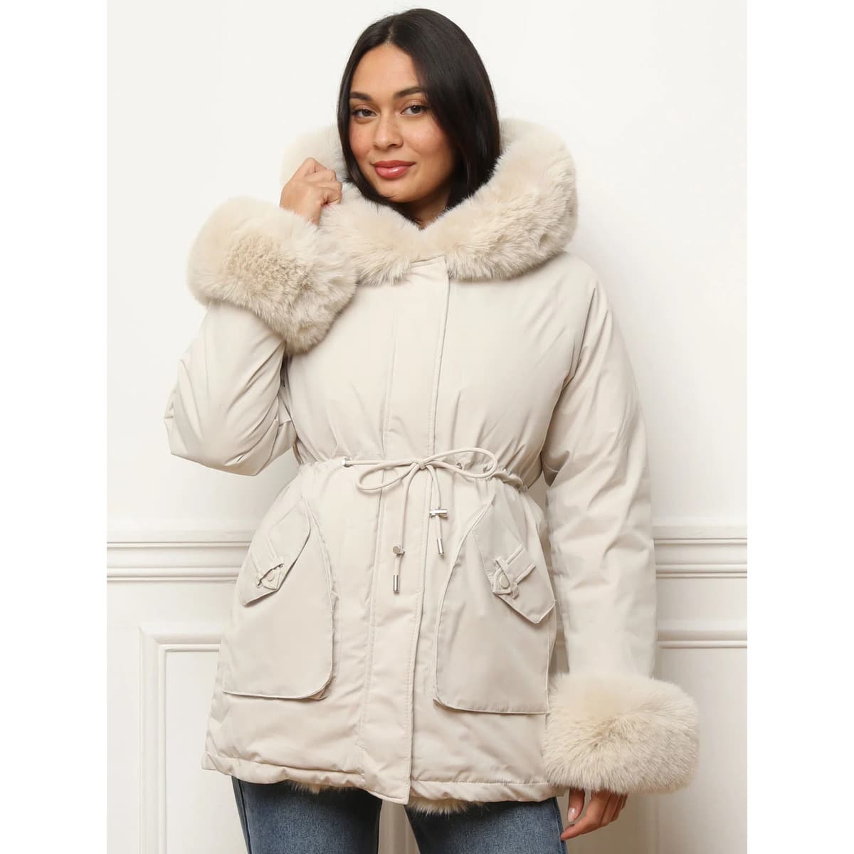 Women's Coats La Modeuse Beige