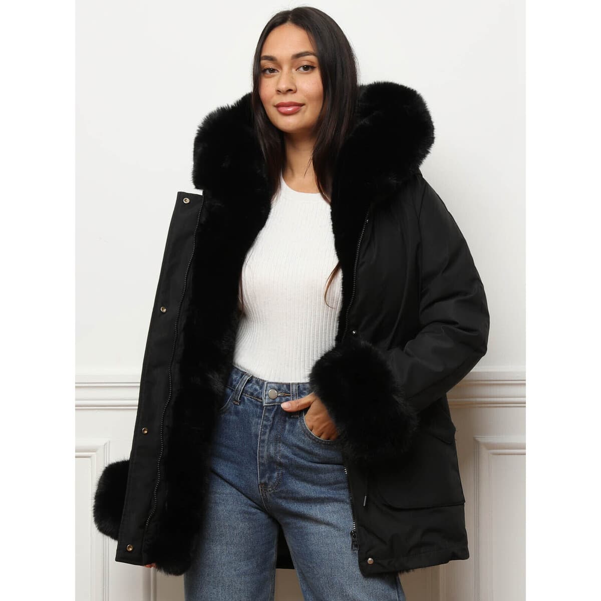 Women's Coats La Modeuse Black