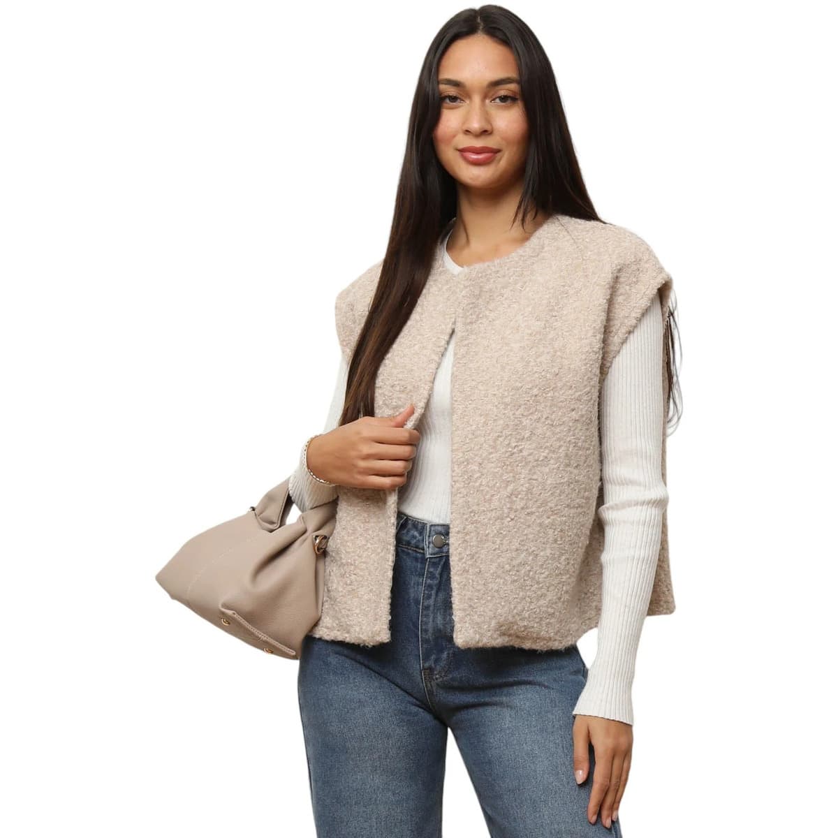 Women's Jackets La Modeuse Beige