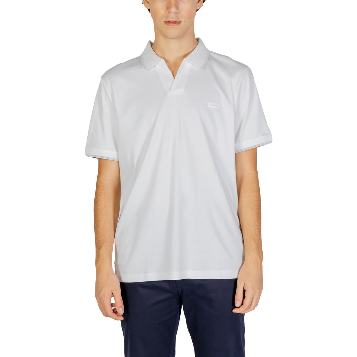 Men's Polo Shirts Calvin Klein White