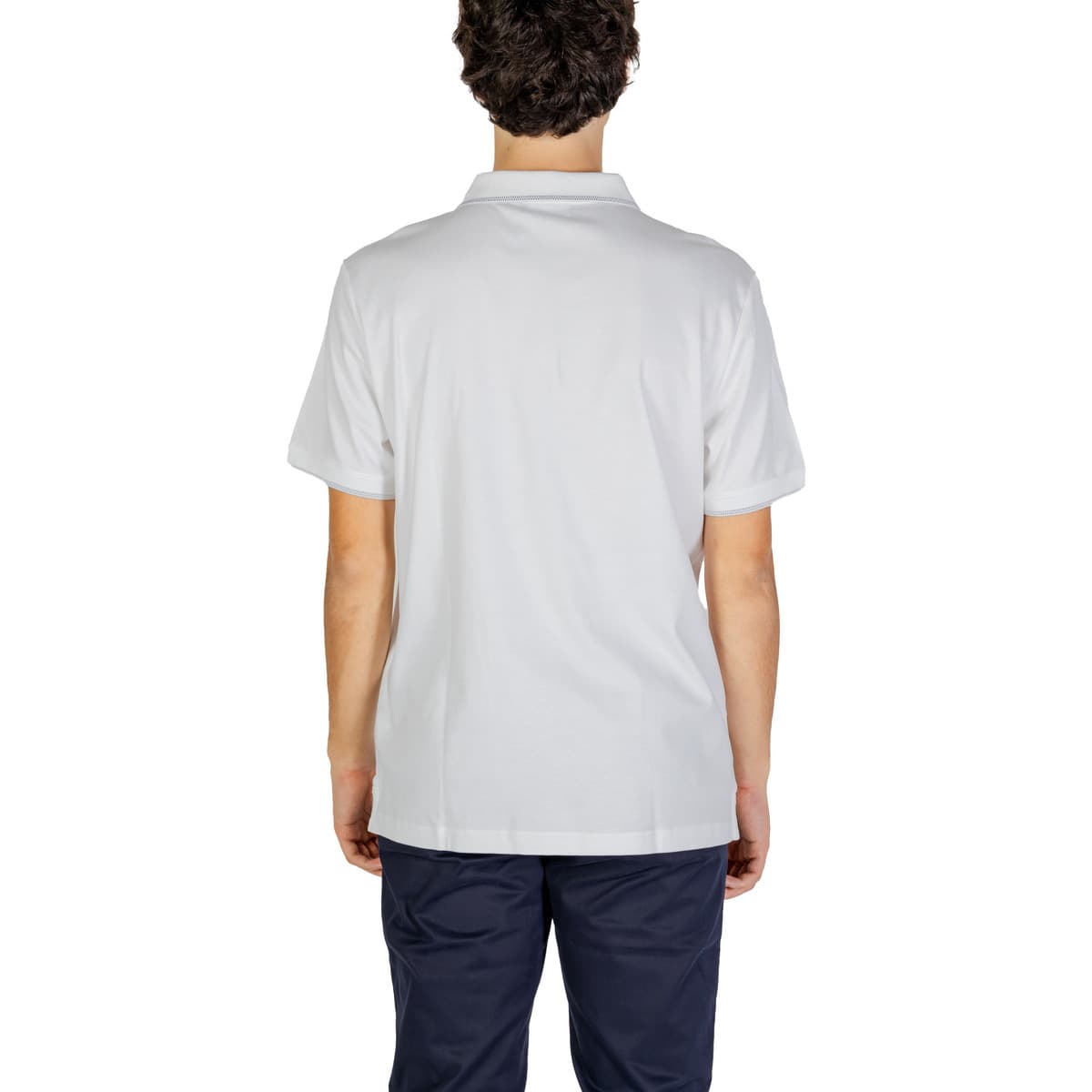 Men's Polo Shirts Calvin Klein White