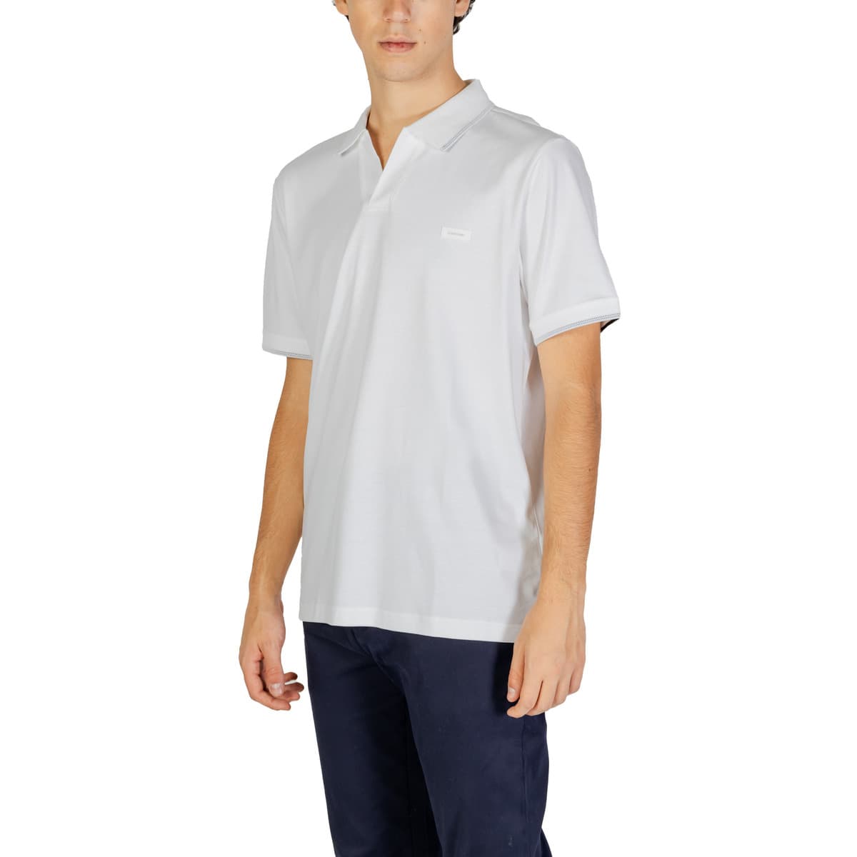 Men's Polo Shirts Calvin Klein White