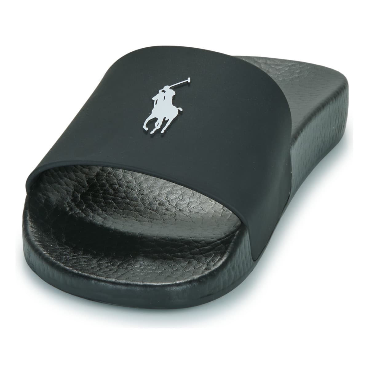 POOL SLIDES POLO RALPH LAUREN RUBBER BLACK /WHITE POLO RALPH LAUREN