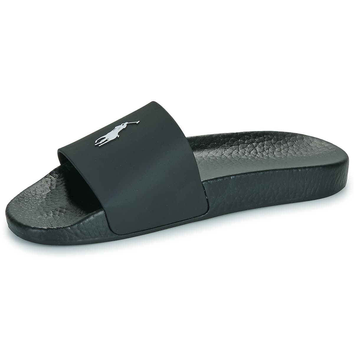 POOL SLIDES POLO RALPH LAUREN RUBBER BLACK /WHITE POLO RALPH LAUREN