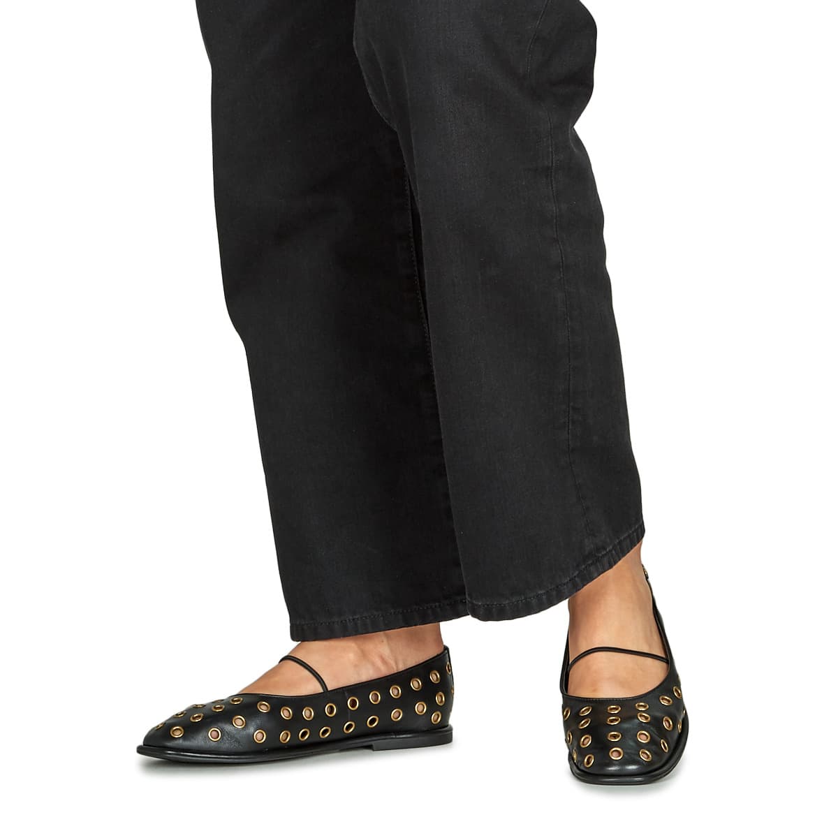 Women's Ballet Flats Coach Black