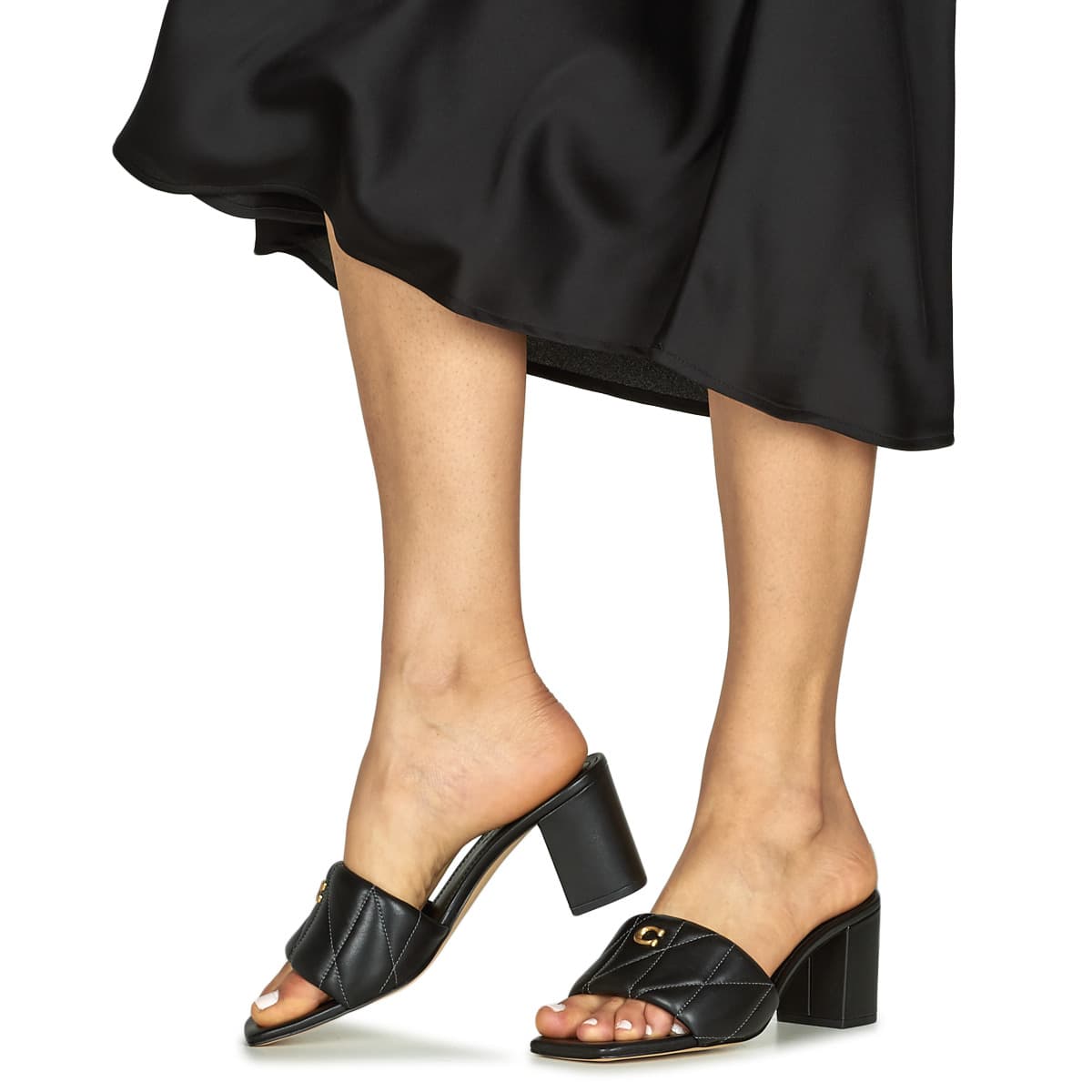 Women's Mules Coach Black