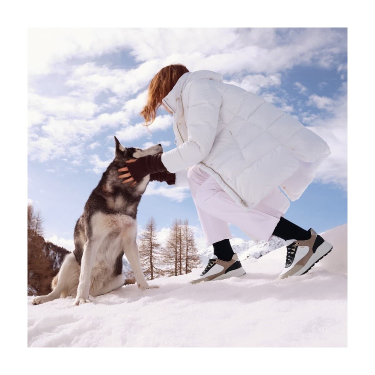 Women's Coats Geox White