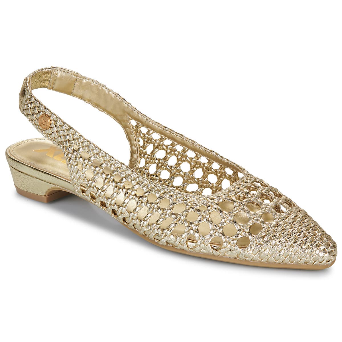 Women's Ballet Flats Xti Gold