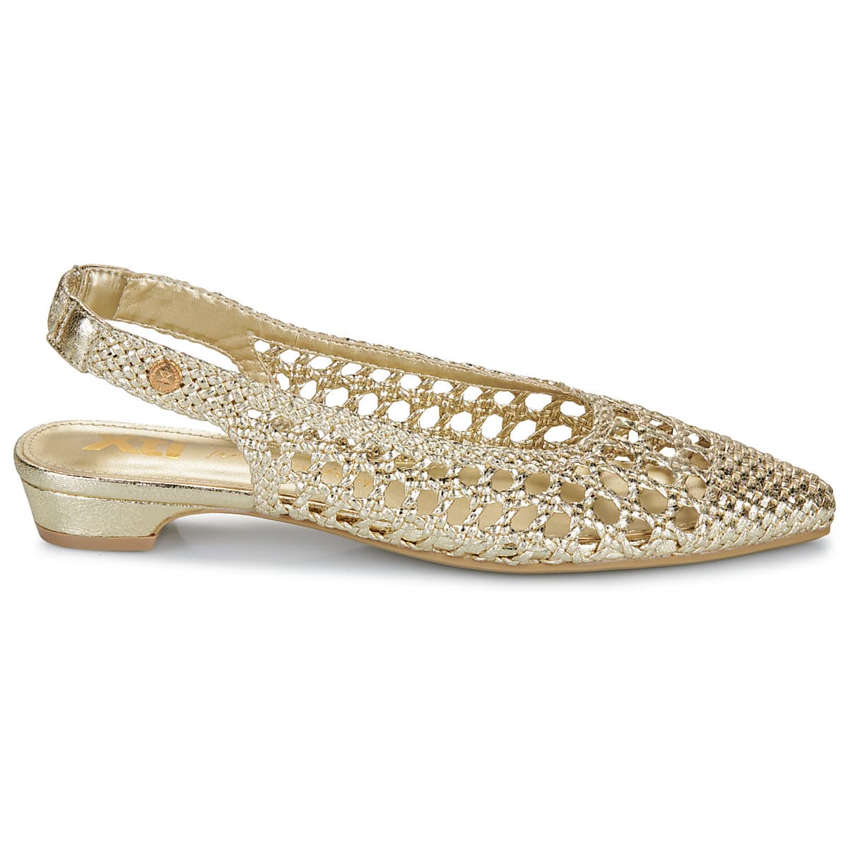 Women's Ballet Flats Xti Gold