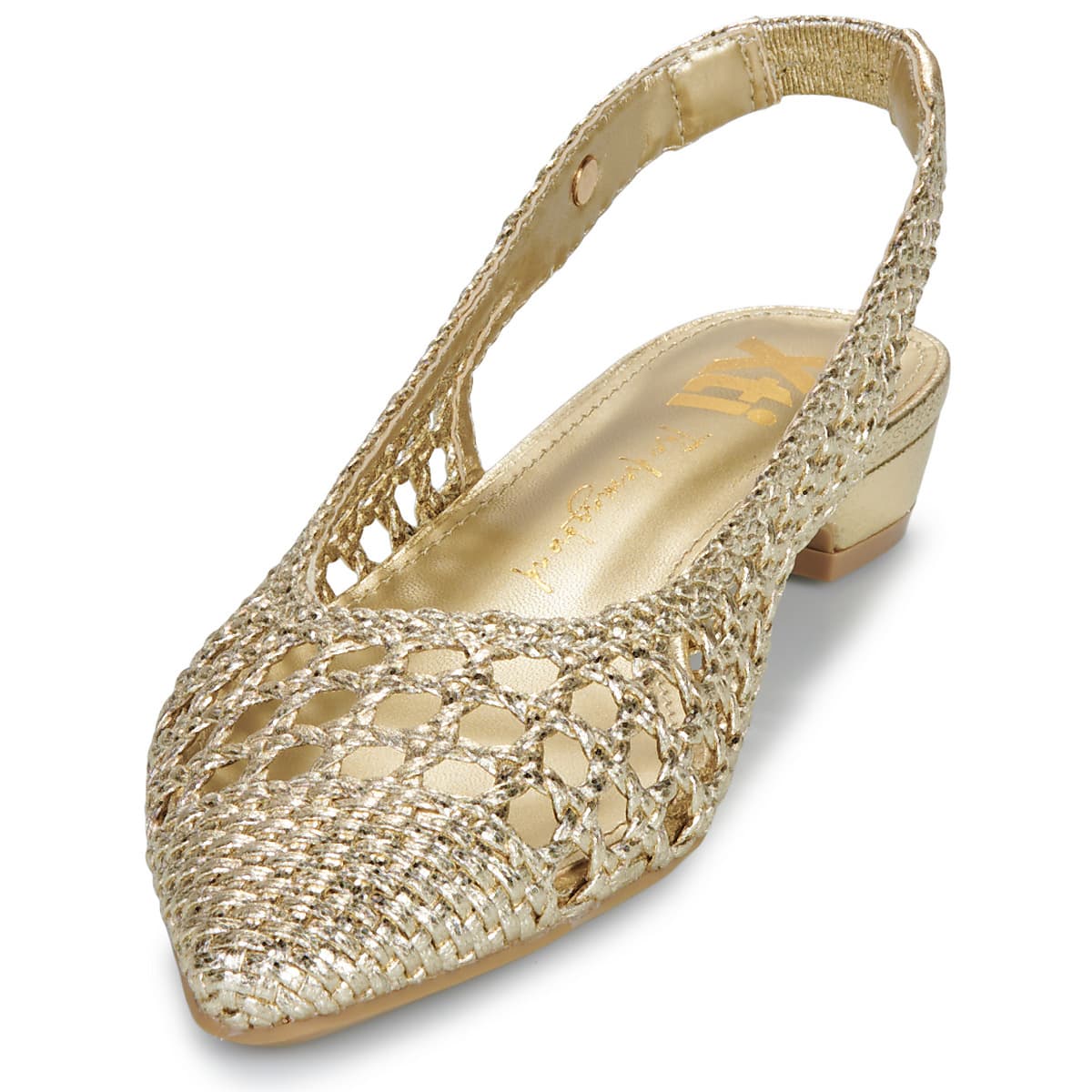 Women's Ballet Flats Xti Gold