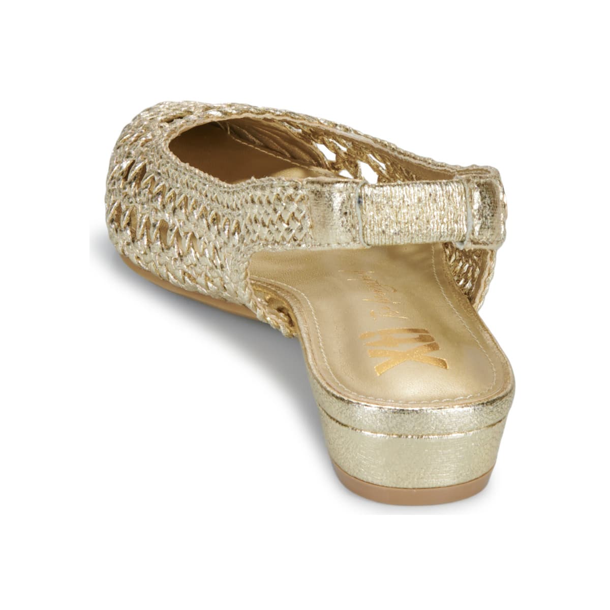 Women's Ballet Flats Xti Gold