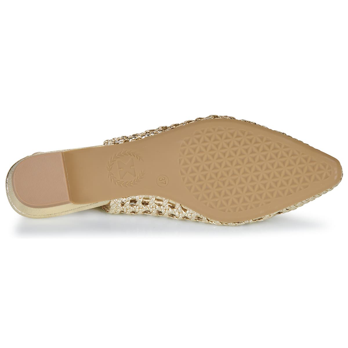 Women's Ballet Flats Xti Gold