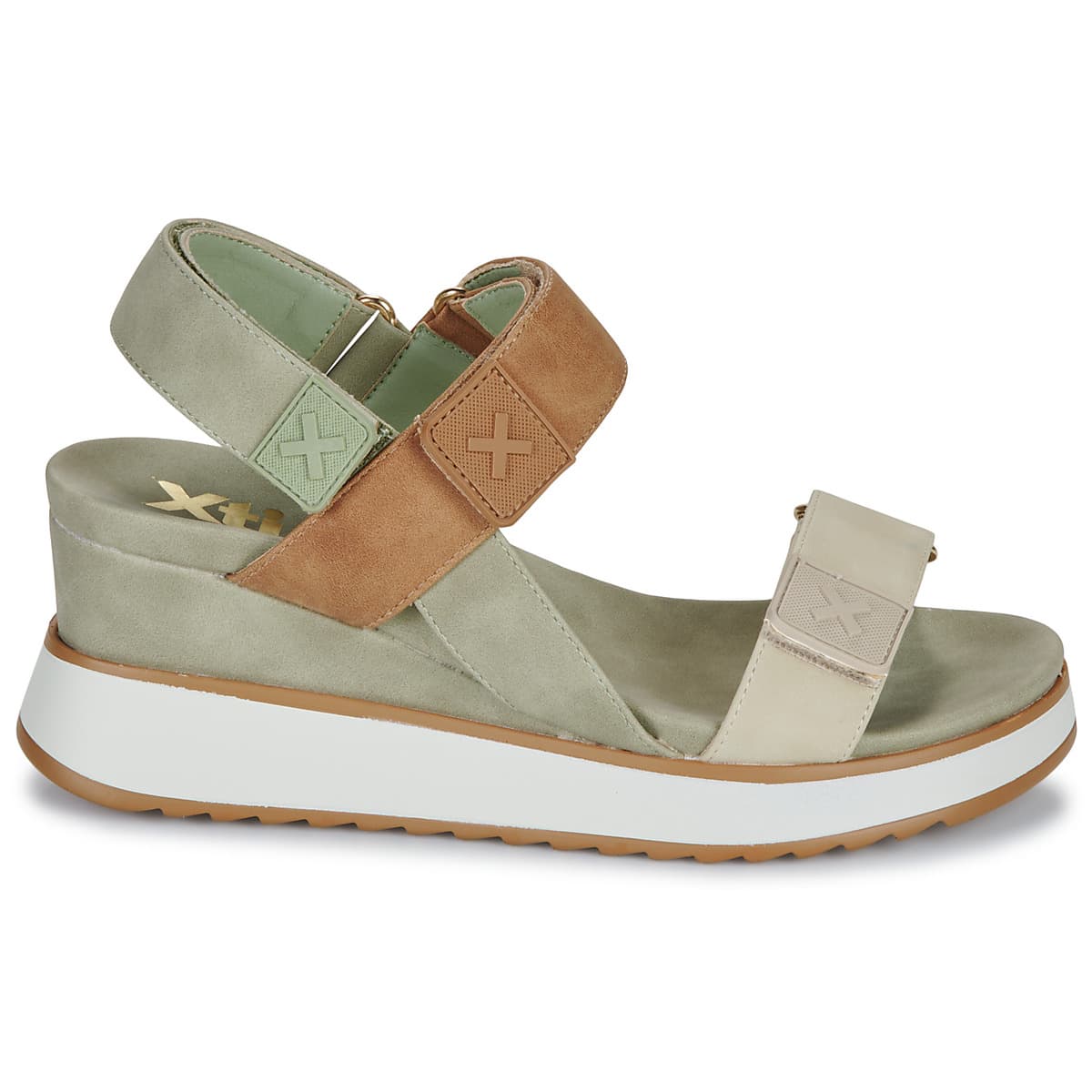 Women's Platforms Xti Khaki