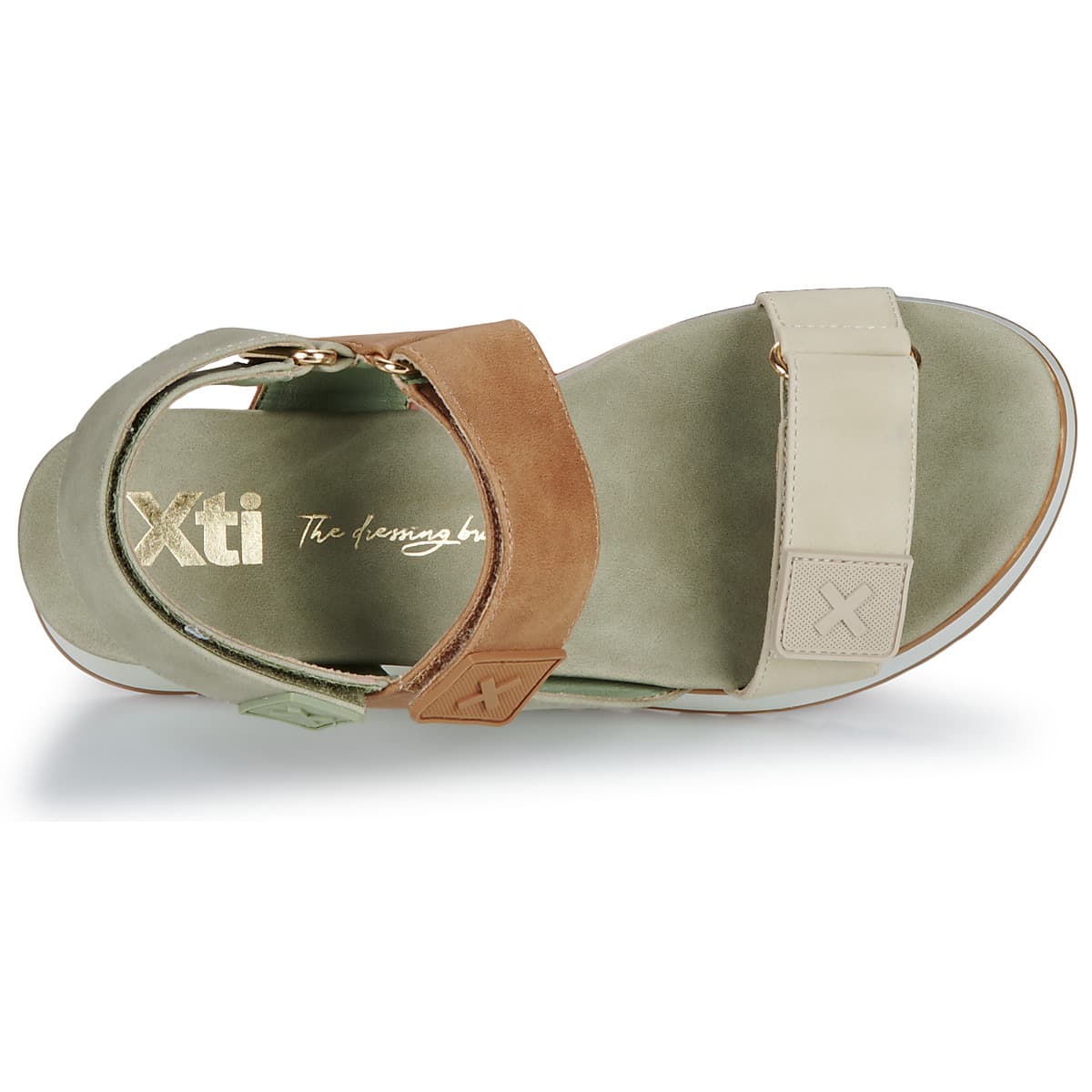 Women's Platforms Xti Khaki