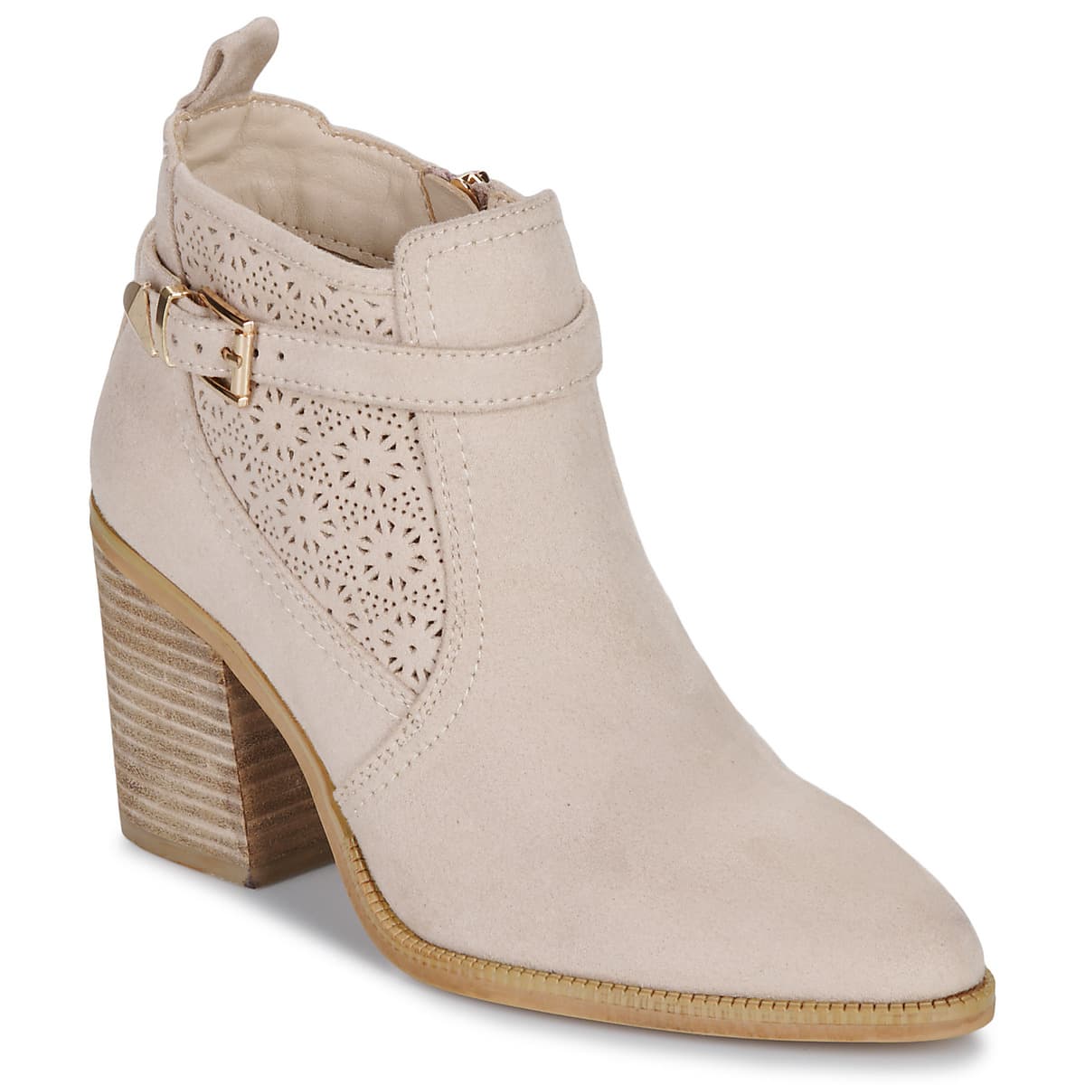 Women's Ankle Boots Xti Beige