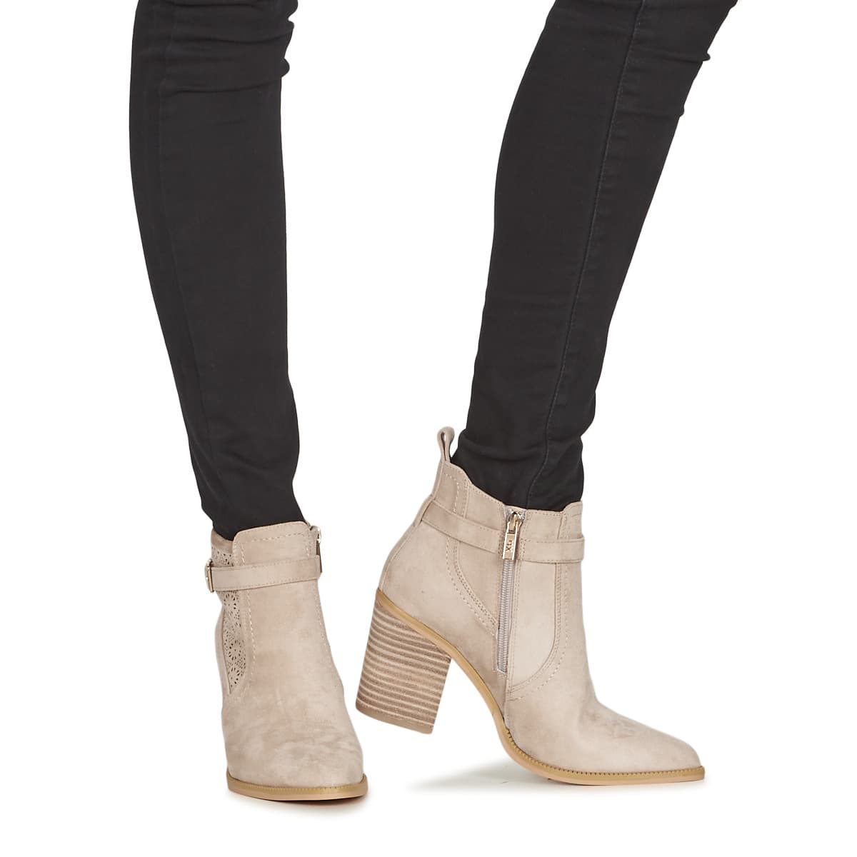 Women's Ankle Boots Xti Beige