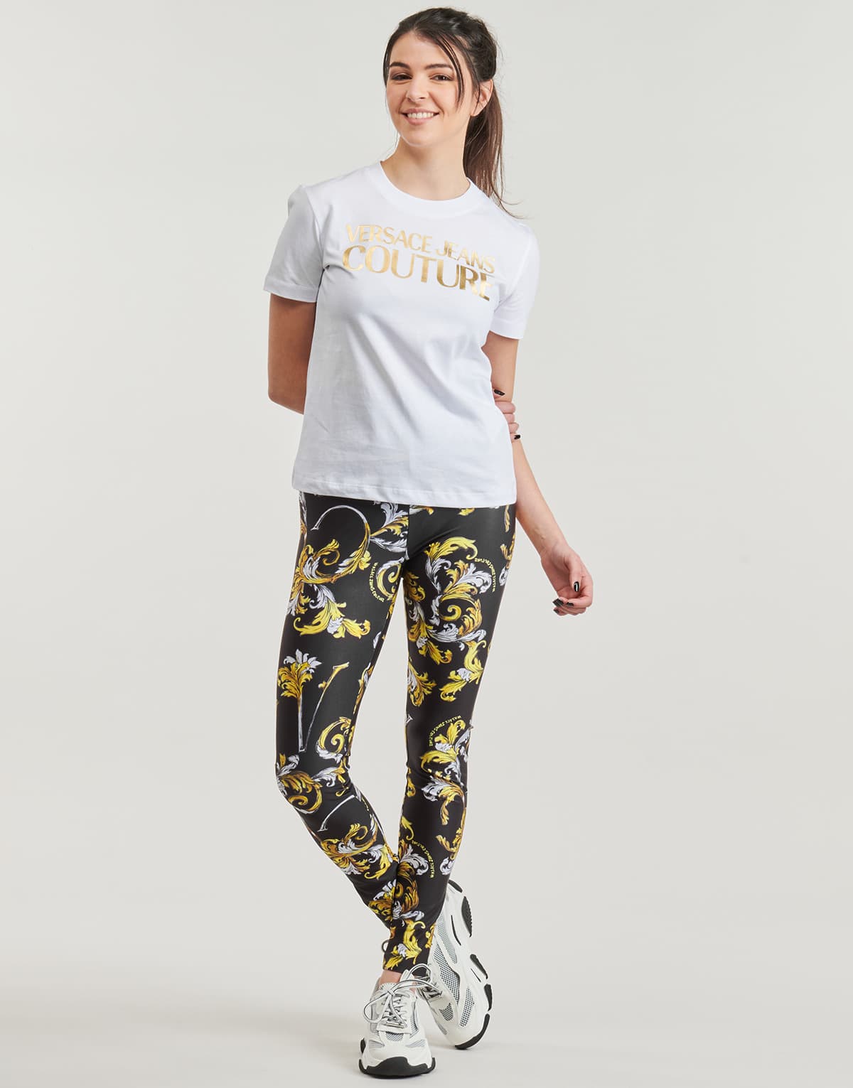 Women's Tights Versace Jeans Couture Black