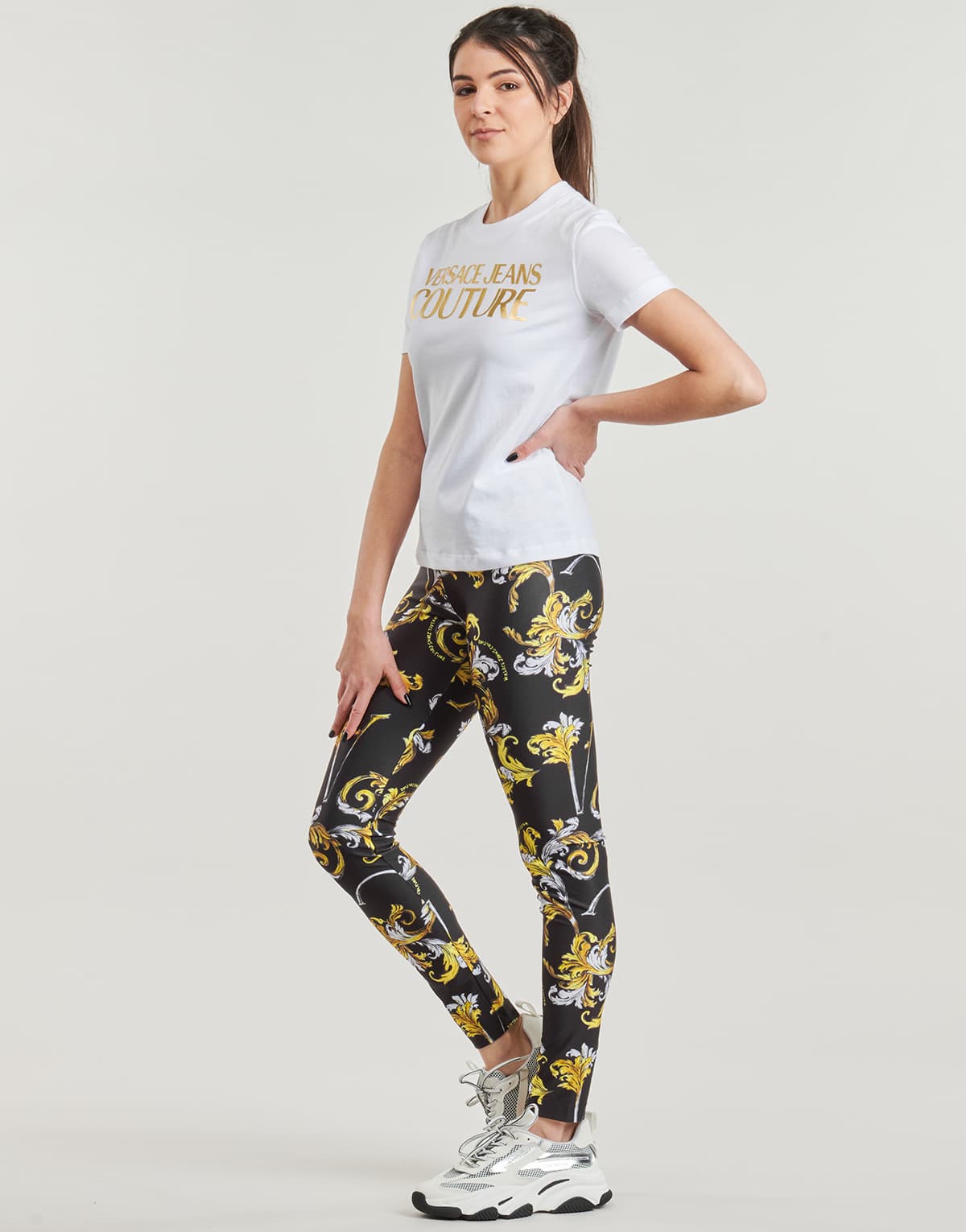 Women's Tights Versace Jeans Couture Black