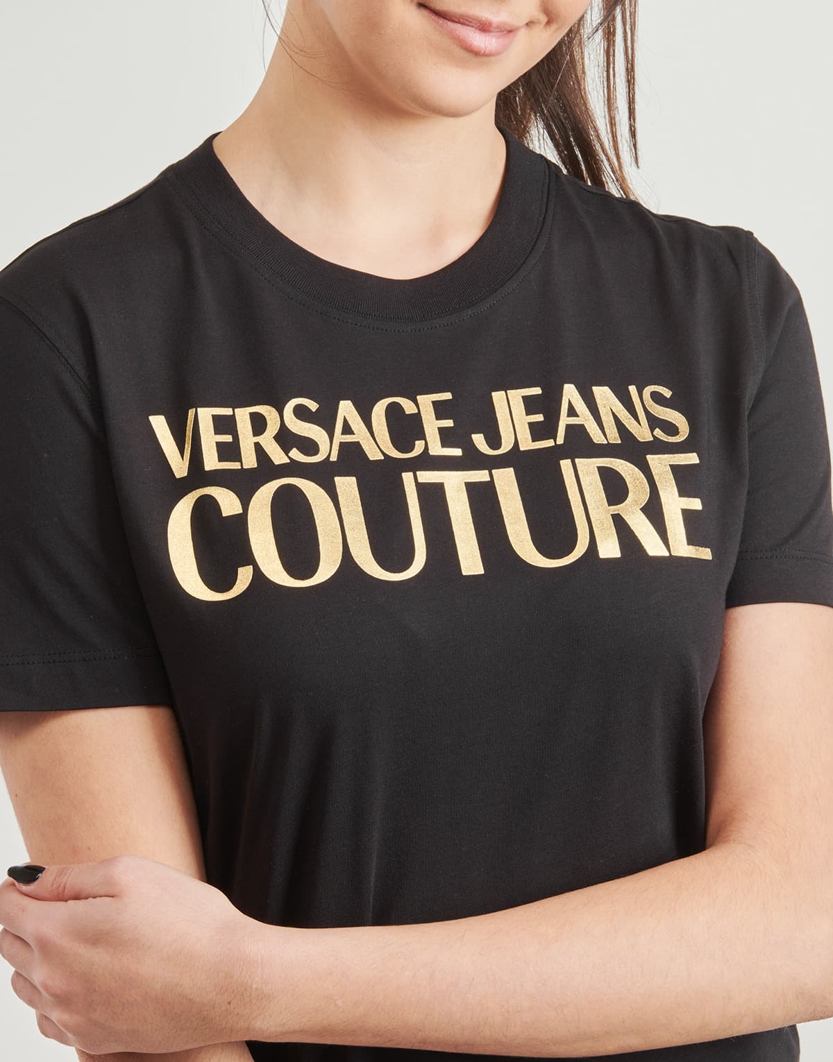 Women's T-Shirts Versace Jeans Couture Black