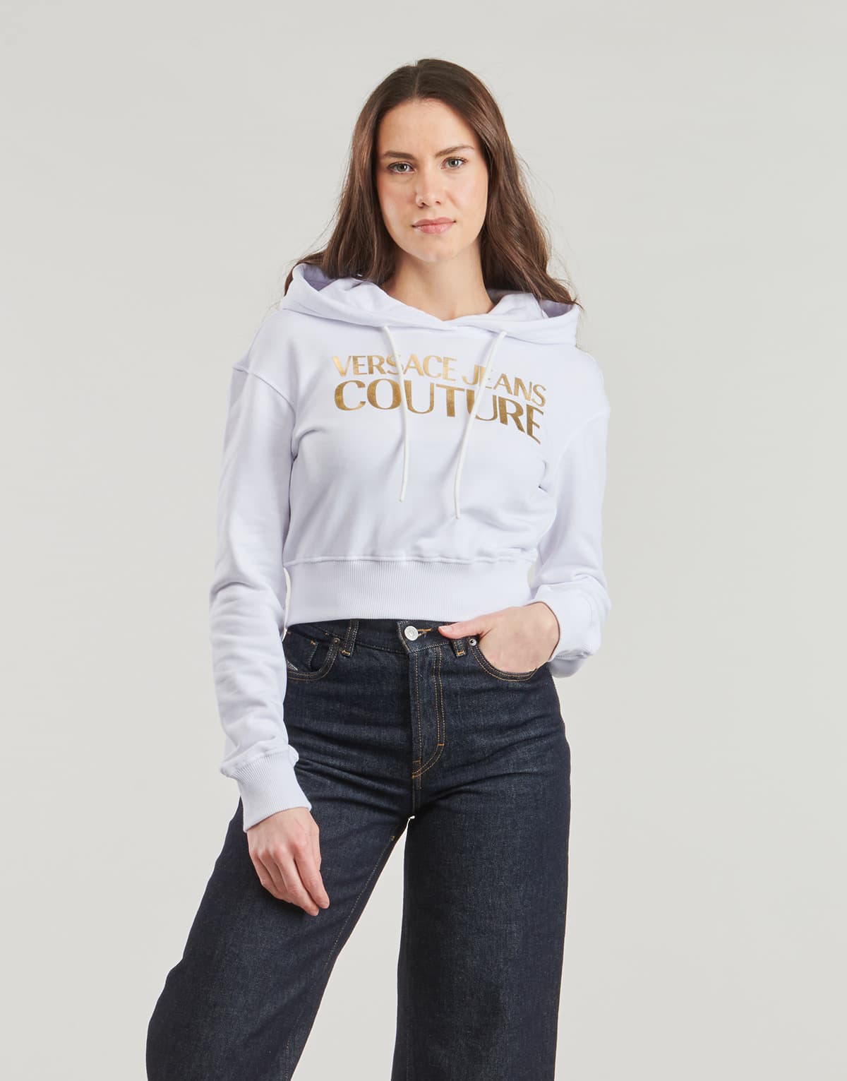 Women's Sweatshirts Versace Jeans Couture White