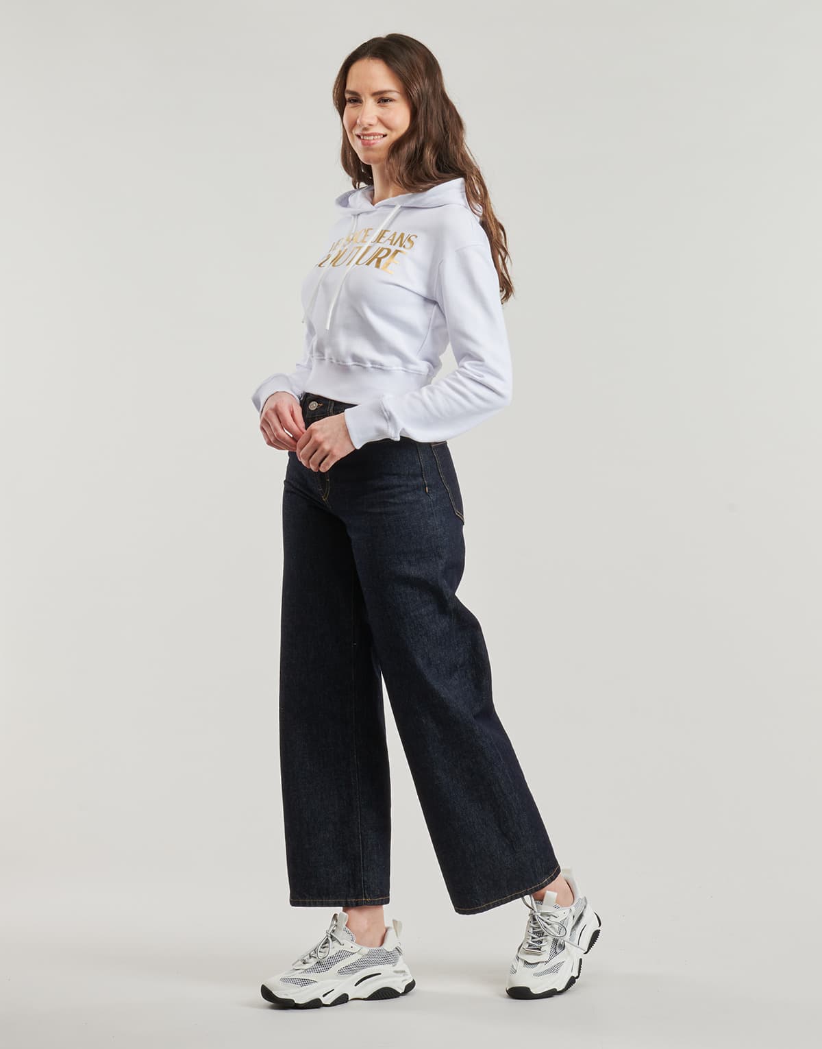 Women's Sweatshirts Versace Jeans Couture White