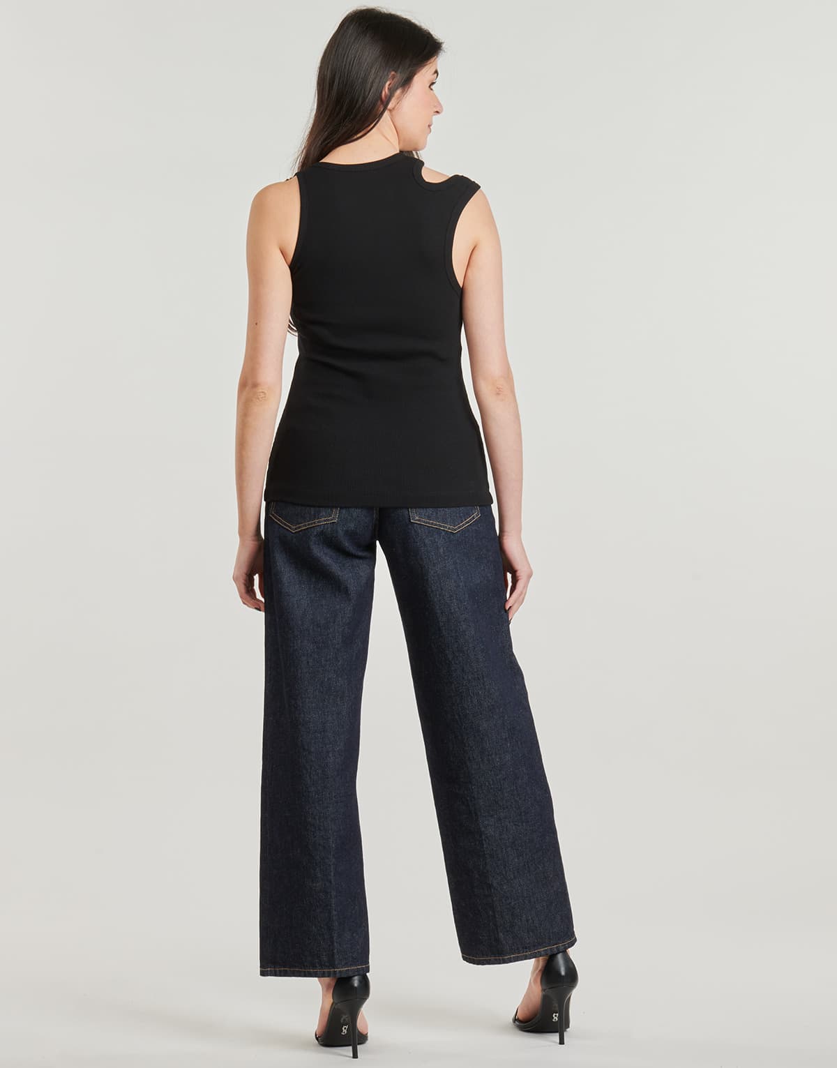 Women's T-Shirts Versace Jeans Couture Black