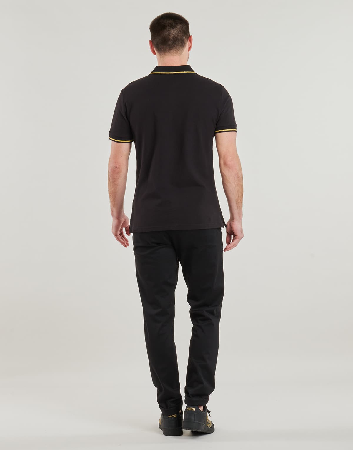 Men's Polo Shirts Versace Jeans Couture Black