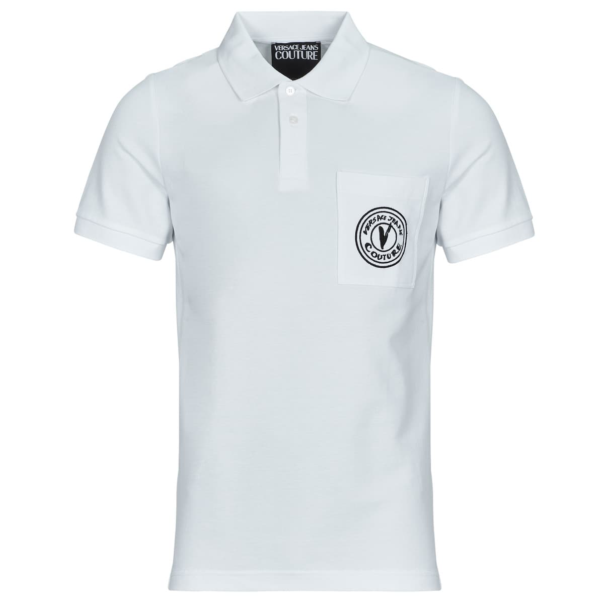 Men's Polo Shirts Versace Jeans Couture White