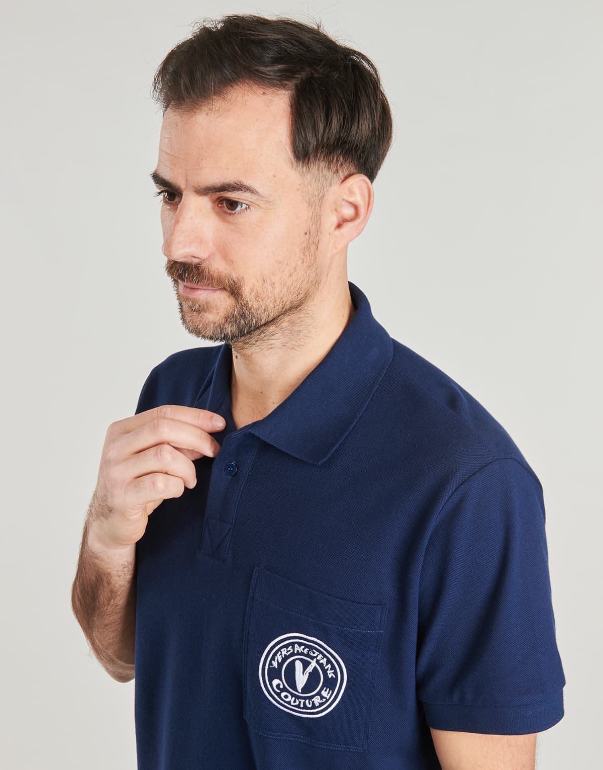 Men's Polo Shirts Versace Jeans Couture Blue
