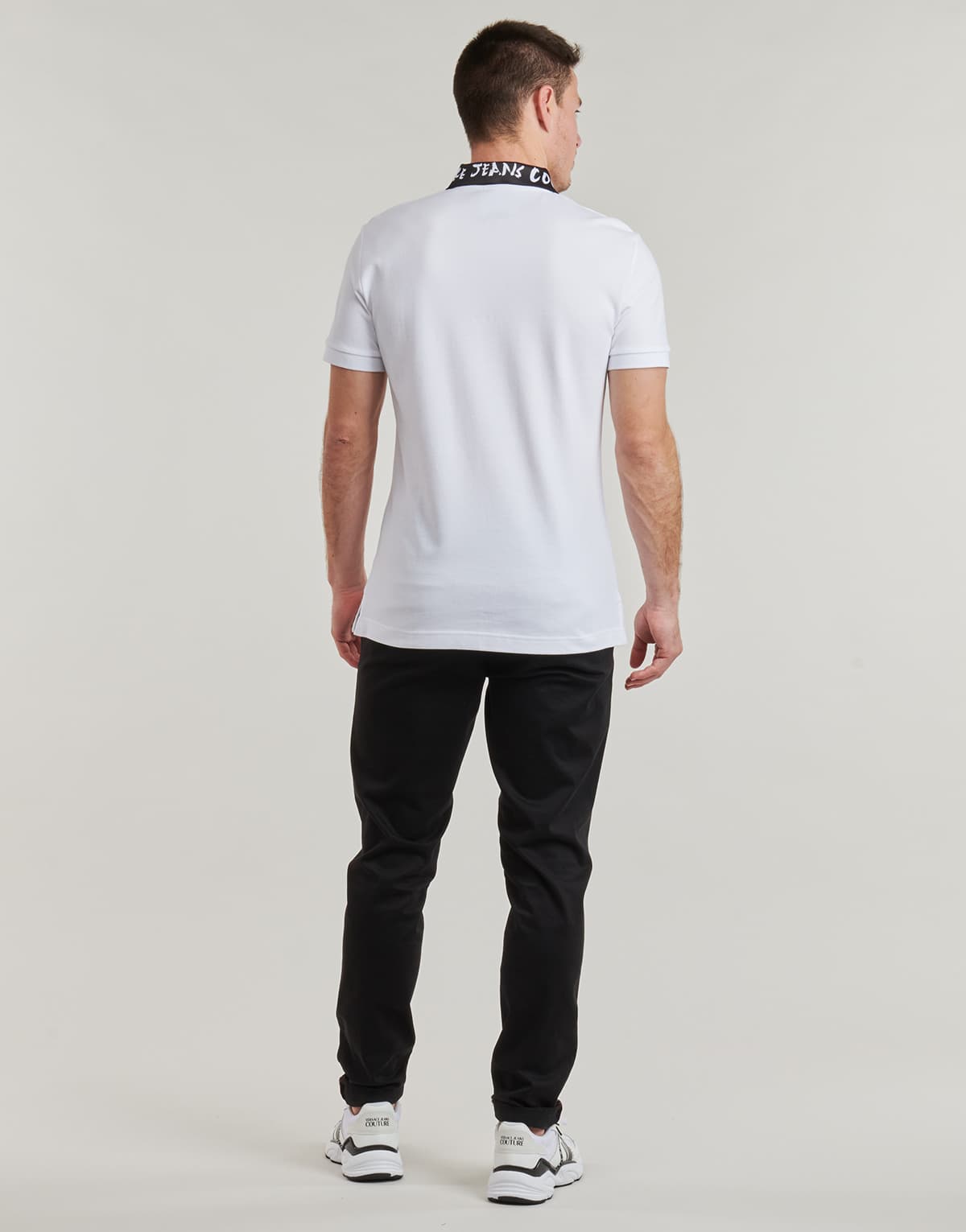 Men's Polo Shirts Versace Jeans Couture White