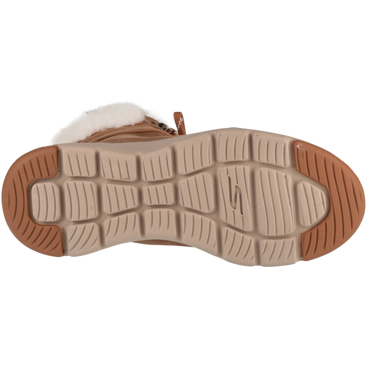 Skechers Γυναικεία Μποτάκια Αστραγάλου με Γούνα Ταμπά 144178-CSNT